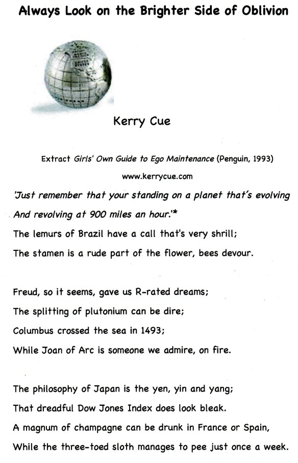 Kerry Cue Oblivion 1